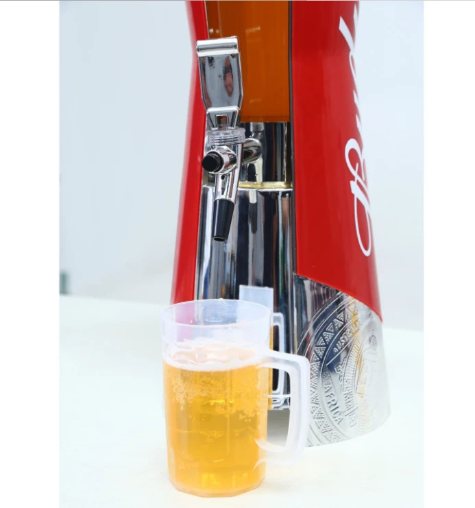 Buy Wholesale China Portable Beverage Hot Bottoms Up Beer Dispenser 3l  Draught Beer Tower Drink Dispenser Tower & Beer Tower at USD 0.01