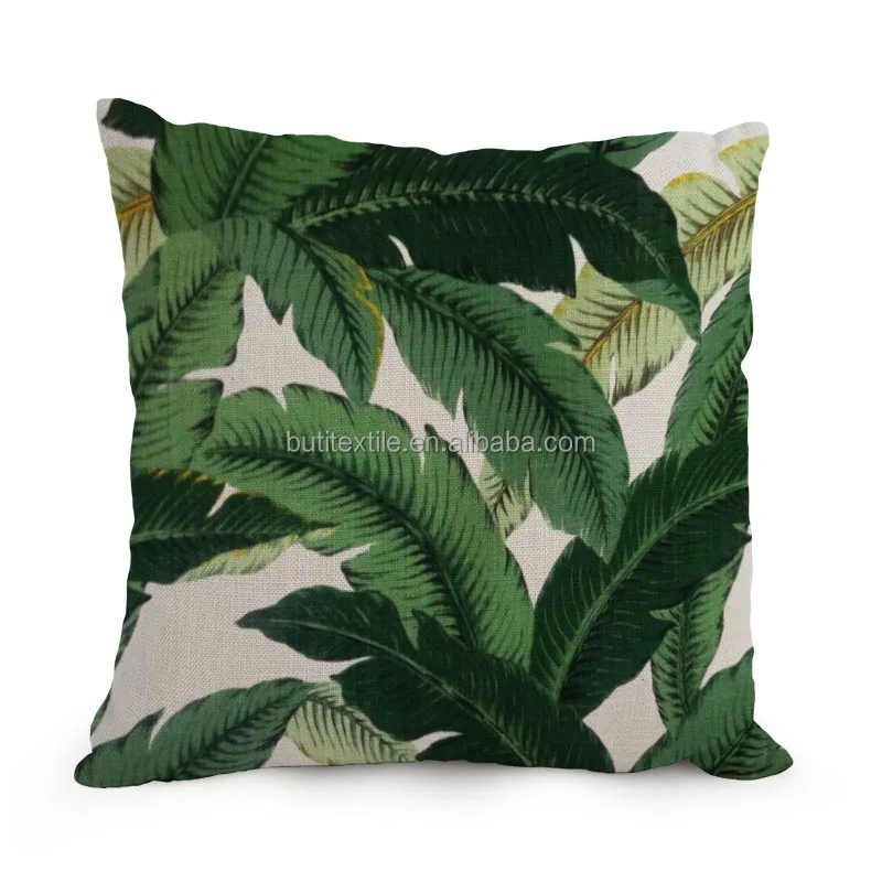 tree print cushion