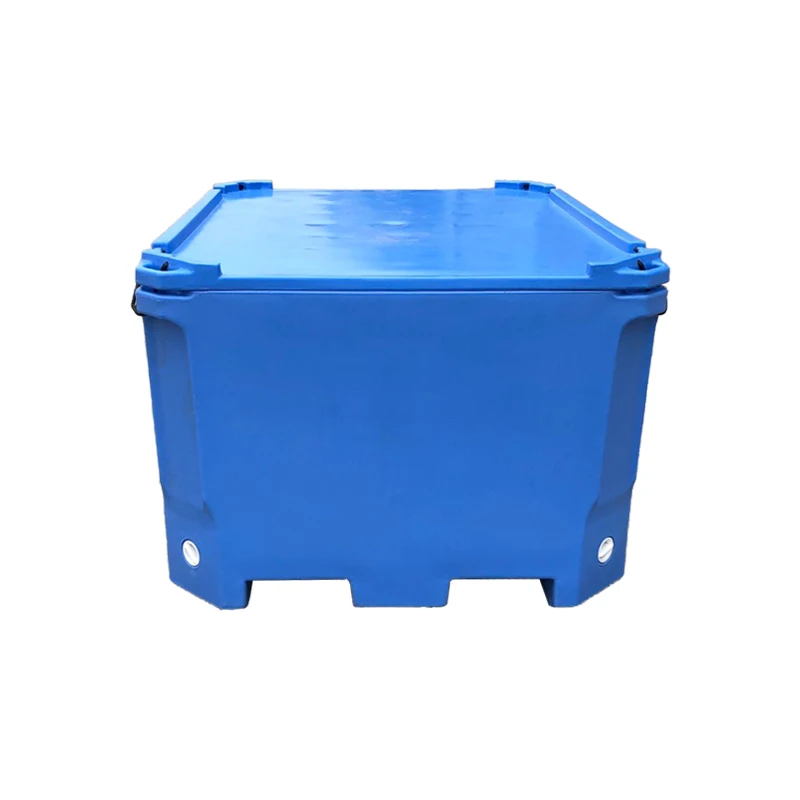 Plastic Fish Container Food Transport Cooler Box Ice Box Fish Bin