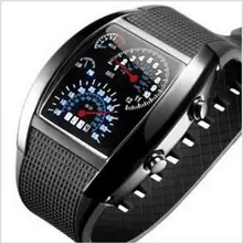 Luxusné pánske digitálne LED hodinky so silikonovým remienkom z Aliexpress