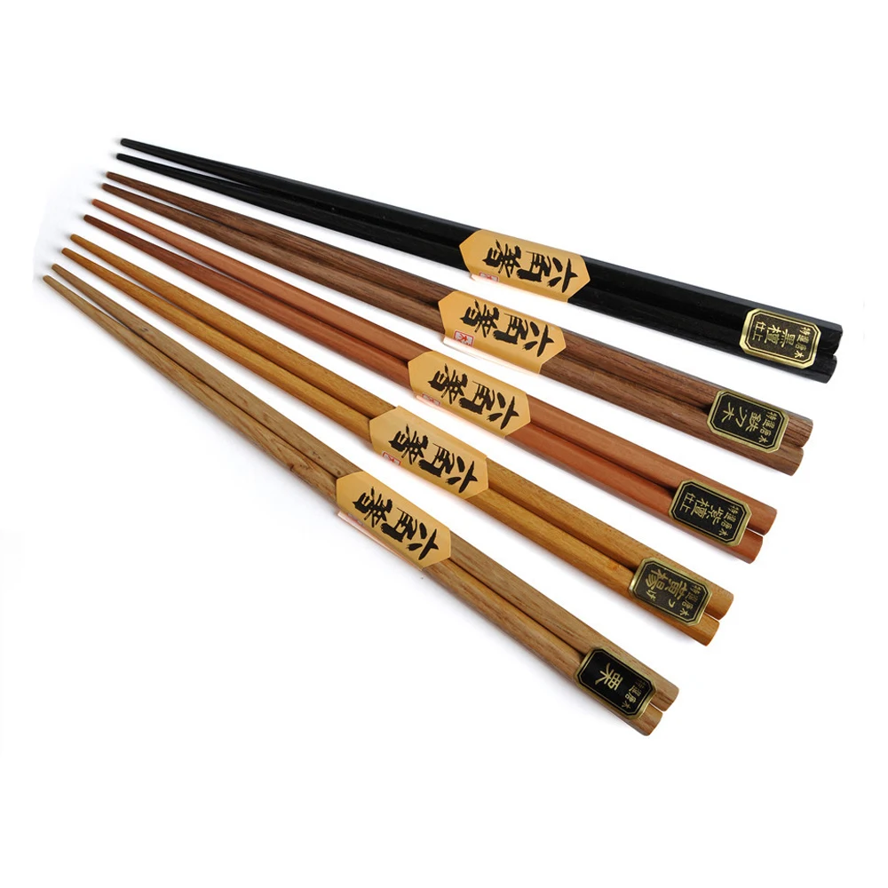 Japanese Style Five Wood Chopsticks with Gift Box