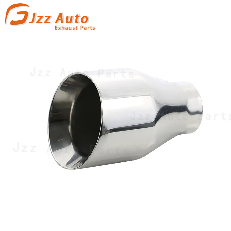 Jzz Universal Trucks Chrome Muffler End Tip Single Exhaust Tip Slant 