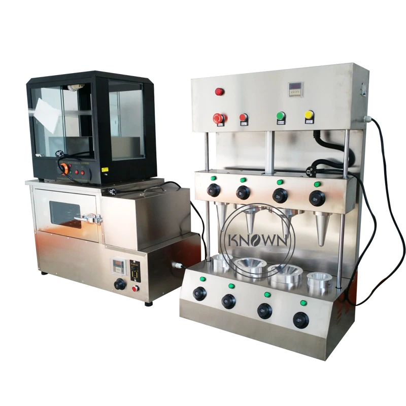 
Конусный дисплей для пиццы/производственная линия для пиццы 