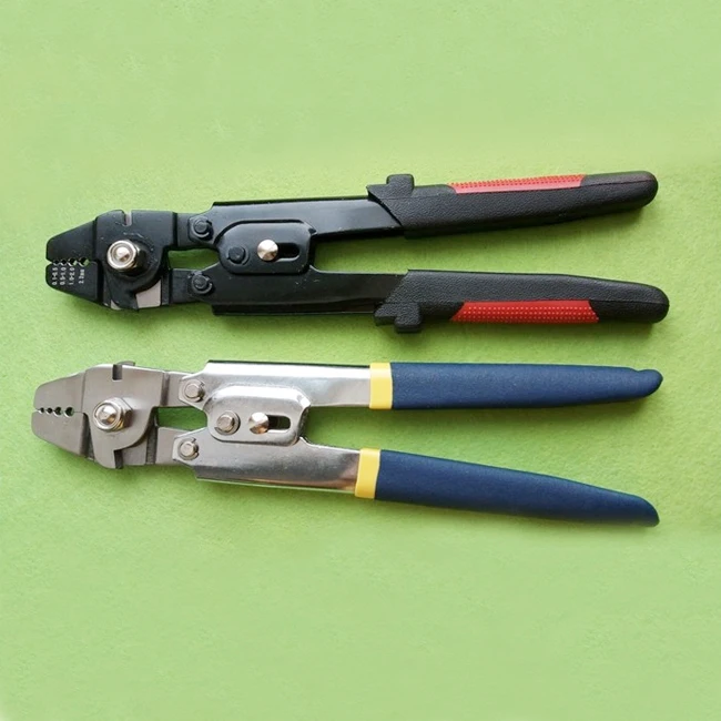 Crimping on Mono Line Wire Sleeves Fishing Crimpers and Crimping Tools