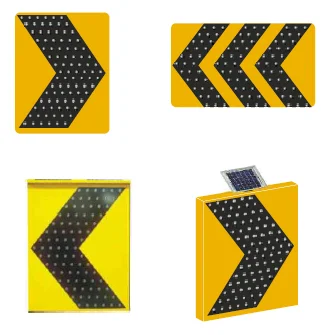Arrow Traffic Direction Indicator Strobe Turn Lights for Solar LED Road Safety Indicator