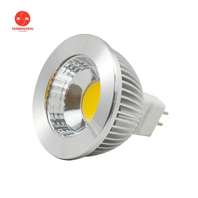 3w LED Glass Illuminant Mr16 Gu10 5w Cob High Power LEDs Bulb Spotlight 