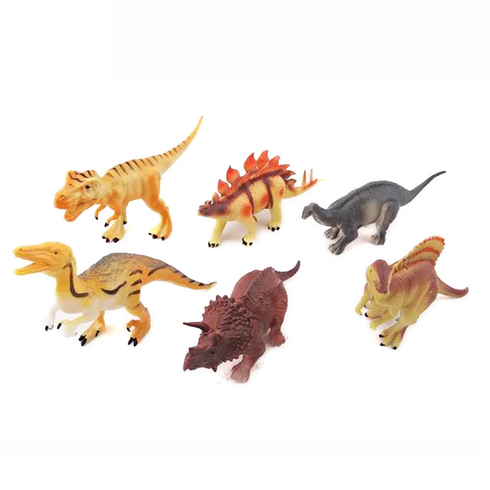 Pack of 15pcs Mixed Types Mini Dinosaur Model Preschool Kids Educational Tolo 