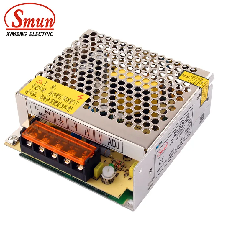Smun S255 25w 5vdc 5a Acdc Single Output Switching Power Supply