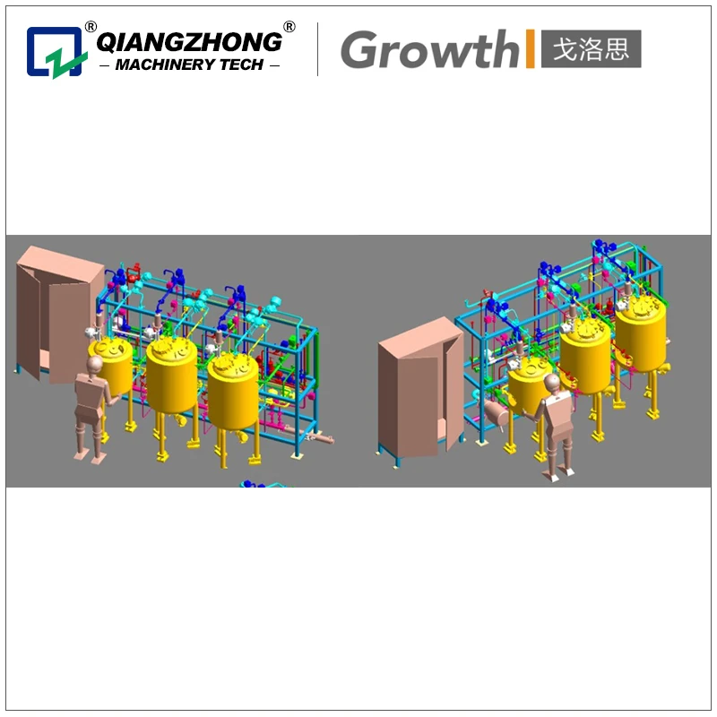 Чистота в месте системы оборудования в пищевой промышленности (CIP модуль)