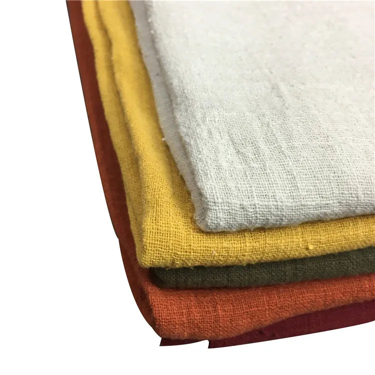 Wholesale Cotton Linen Blend Fabric Woven For Clothing Use Cotton Linen
