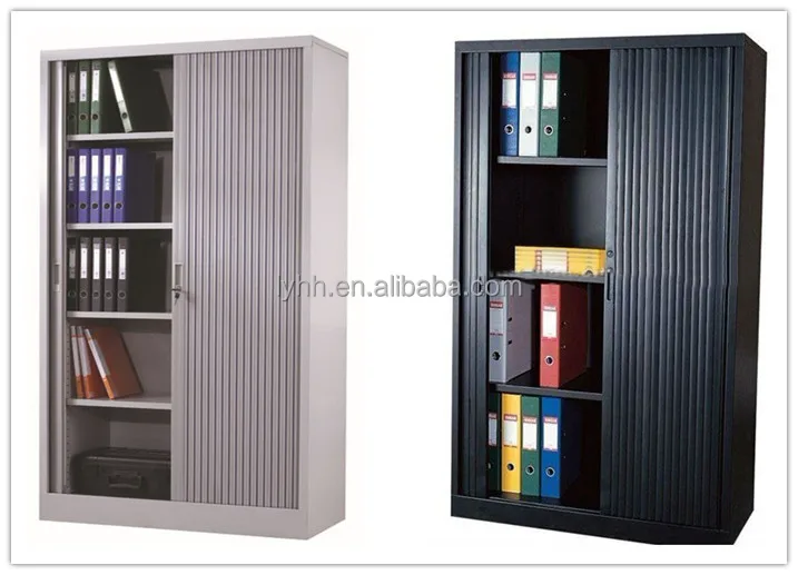 Black White Office Furniture Range Tambour Cupboard Silver Office Furniture Range Tambour Cupboard