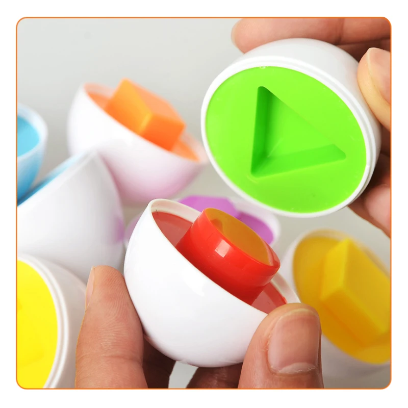 Smart Toys Shape and Color Puzzle Matching Eggs for Toddlers