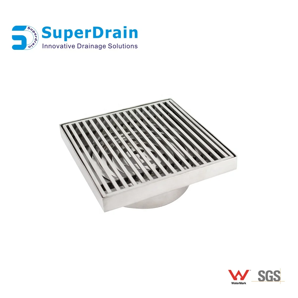 Stainless Steel Shower Floor Grate Drain Square Floor Trap Grating Cover Buy Brass Floor Drain Cover Bathroom Floor Drain Cover Square Sewer Drain Covers Product On Alibaba Com