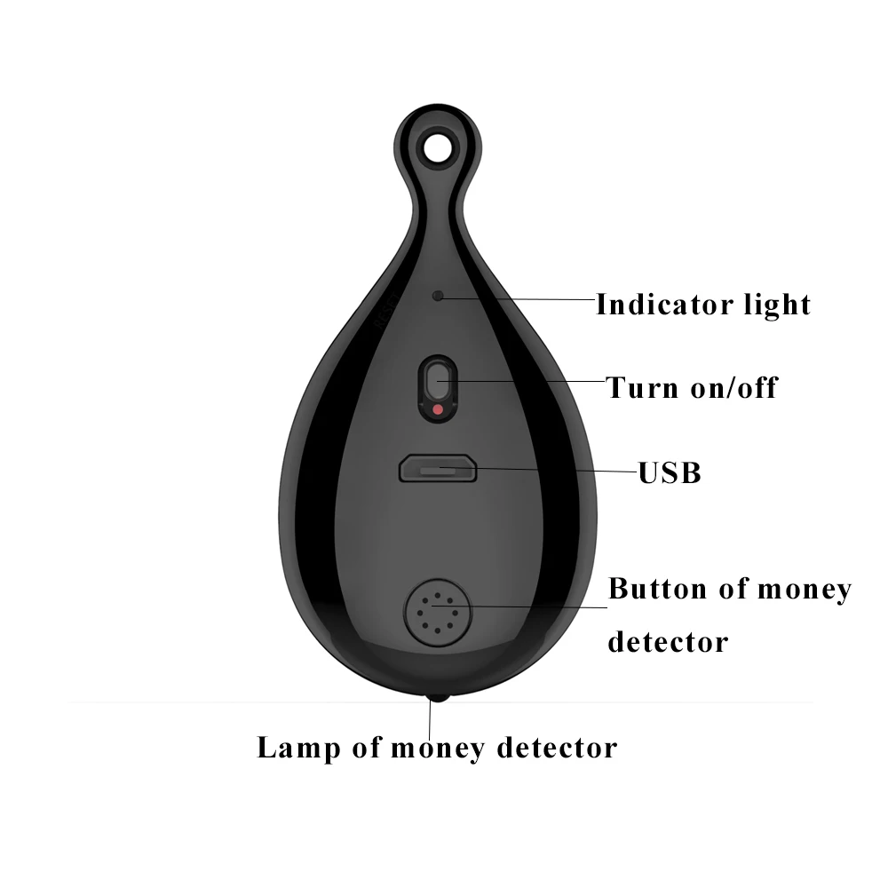 product-8GB Recorder Professional Digital Recorder Wear Pendant with Money Check Lamp-Hnsat-img-1