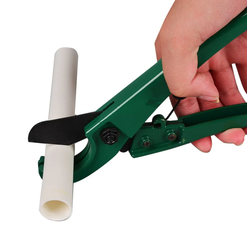 9Inch Aluminum PVC/PPR Tube Cutter Scissors w/Fixed Bracket for Plastic Pipes 