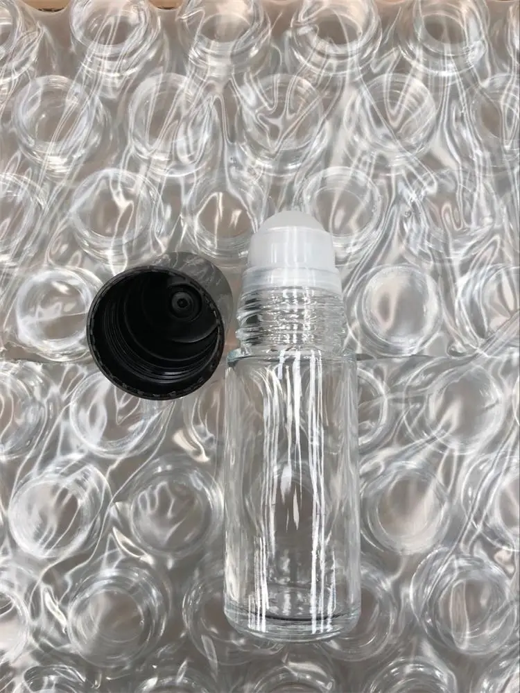 Empty 30ml 50ml Deodorant Glass Roll On Bottle For Contain Sweet Body