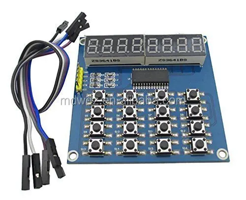 Arduino TM1638 Module Key Display 8-Bit Digital LED Tube for AVR Arduino 