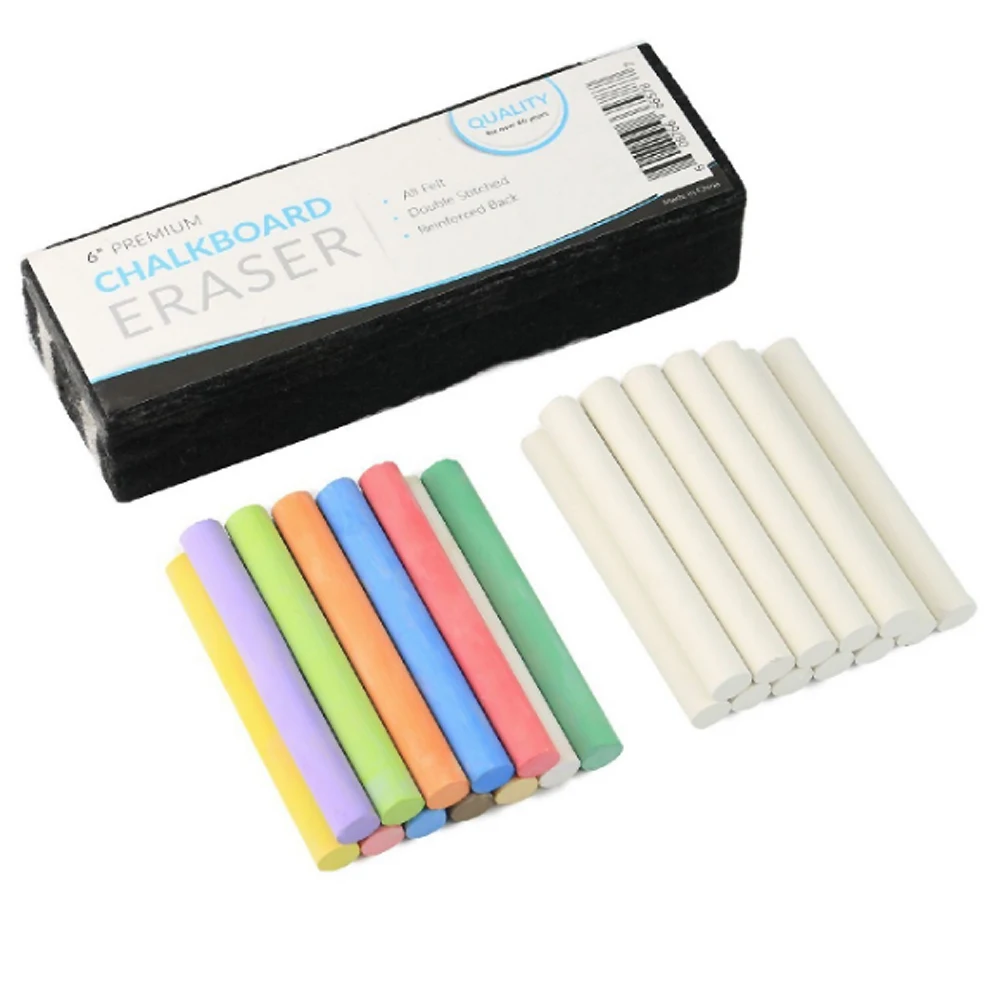 M17F Pack of 20 White/Colored Dustless Chalk Pen White Dustless Chalk  Non-Toxic Chalk - AliExpress