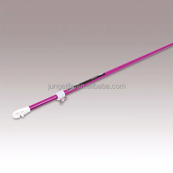 Powder Coating Steel Extendable Clothes Line Prop With Twist Lock