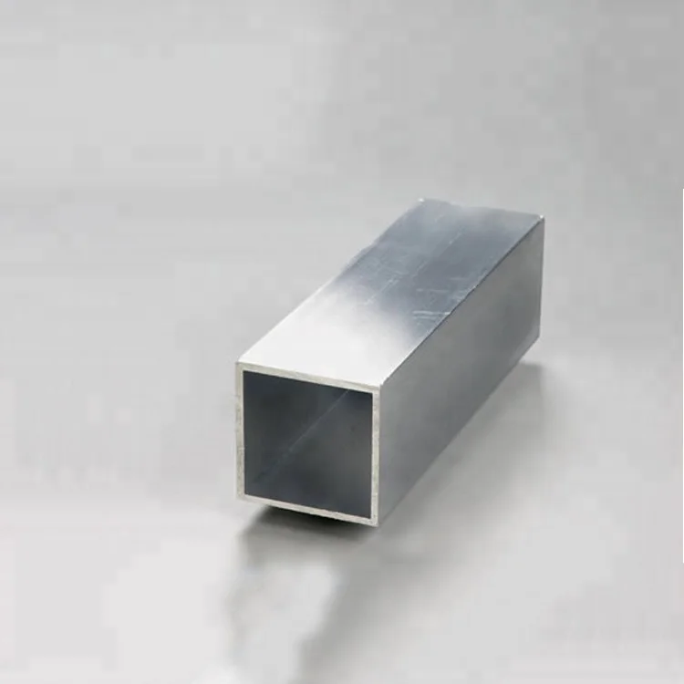 Квадратная тонкая алюминиевая трубка, анодированная Прямоугольная алюминиевая трубка