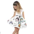 2016 Girl Dress Girls Summer High grade Wedding Dresses Children Embroidered Party Dresses Bridesmaid Dress Girl
