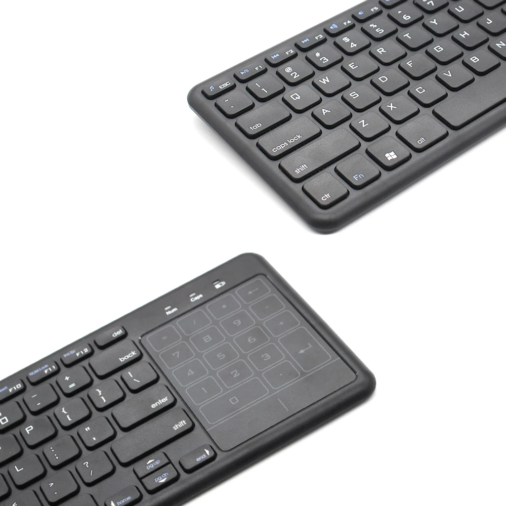 DIGITUS Ultra-Slim Wireless Tastatur | 2,4 GHz, Geräuscharm Mit Multimedia-Tasten
