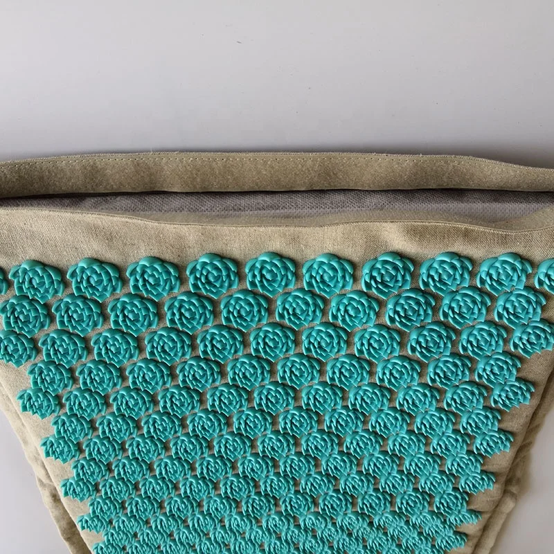 100% натуральный коврик из органического льна для акупунктуры, наполнитель из кокоса, коврик для акупрессуры