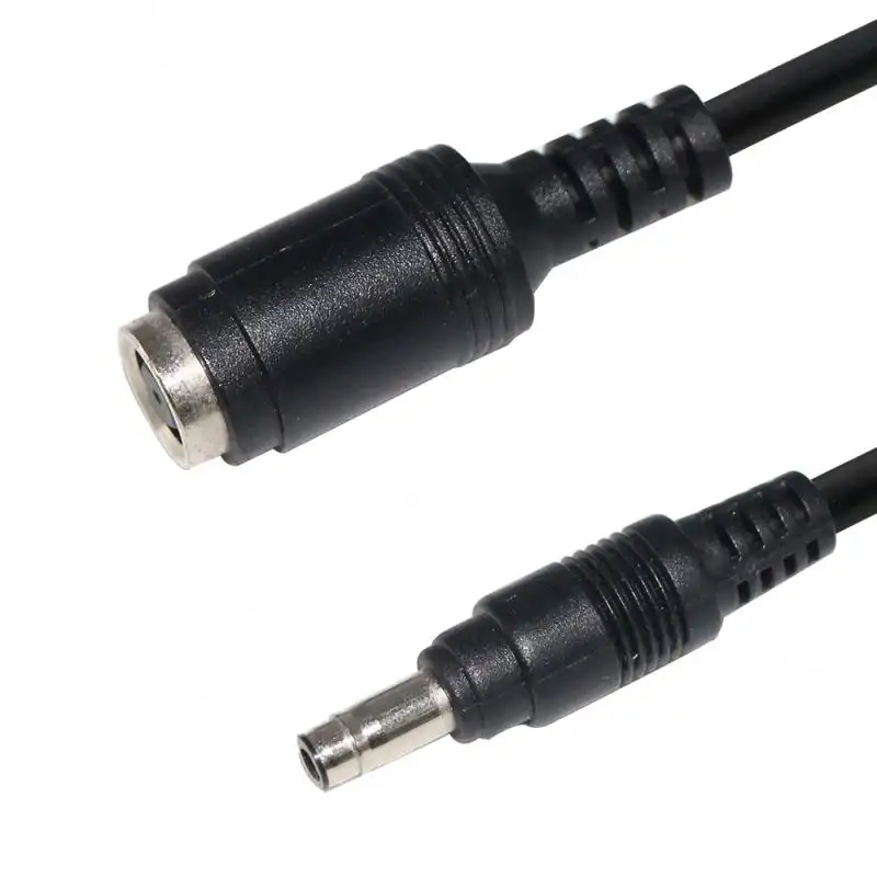 6ft Both Ends 5.5/2.1mm Female Socket Jack Dc Power Supply Cord Extension Cable