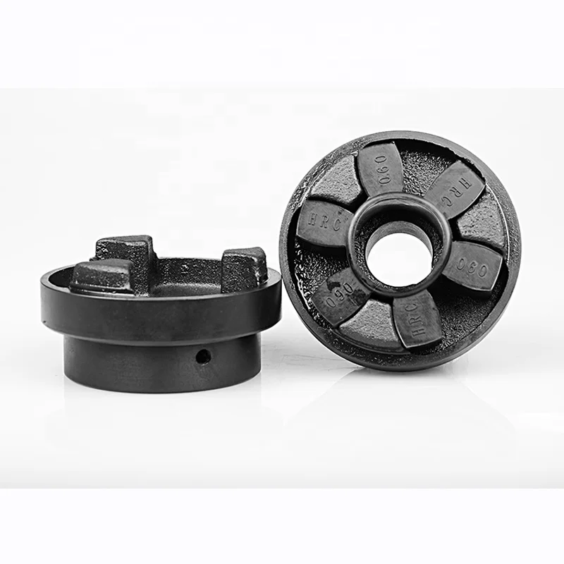HRC FLC Spider Jaw Motor Coupling Flexible Rubber Drive Shaft Coupling for Oil Pump OEM Support Steel Material