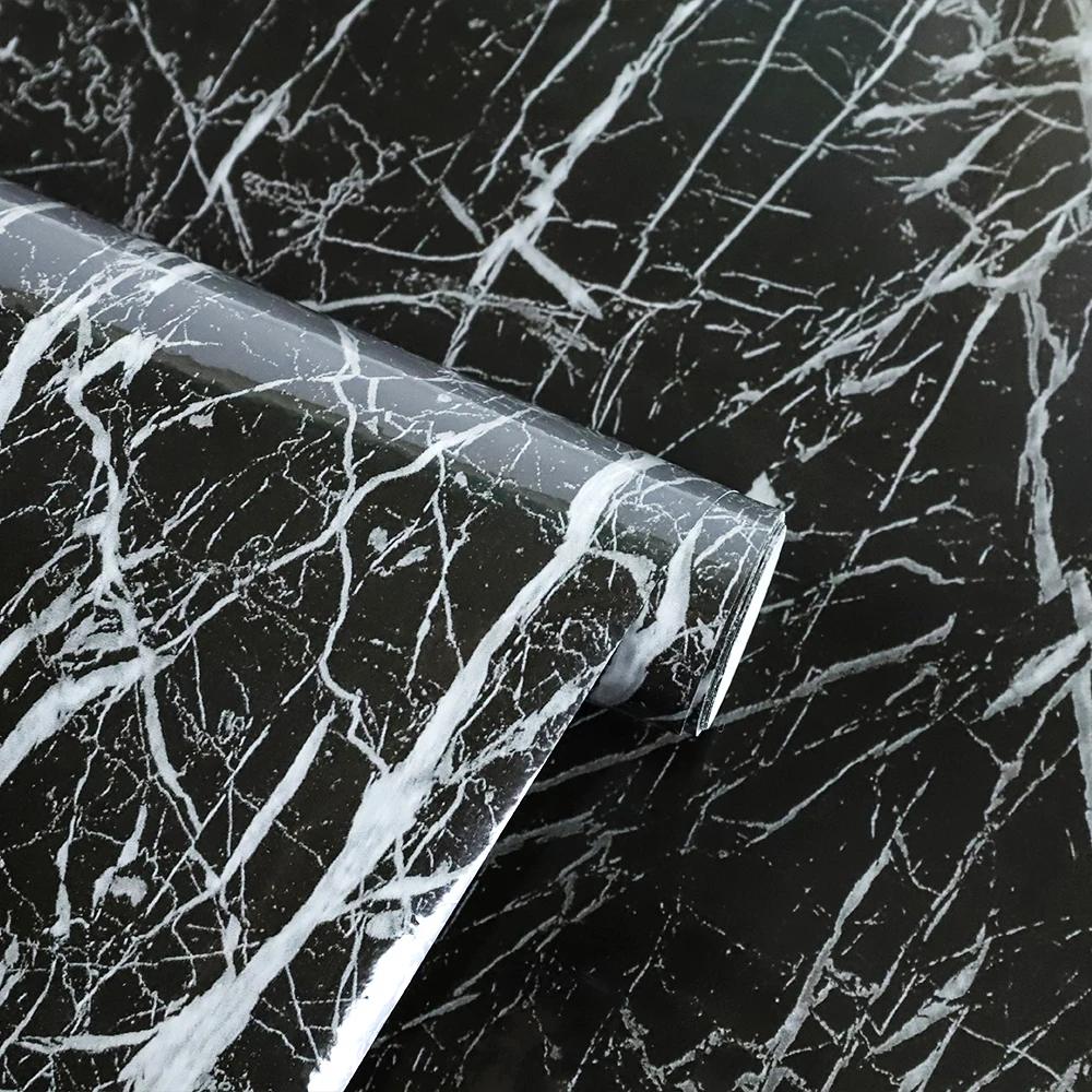 Водостойкая клейкая мраморная наклейка на пол