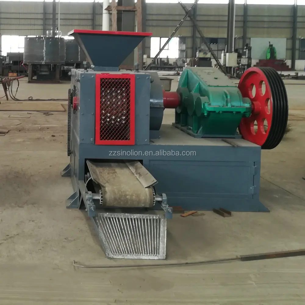 Factory Price Roller Type Small Ball Press Machine Make Coal Charcoal coke Carbon Lack Iron to Ball Briquettes