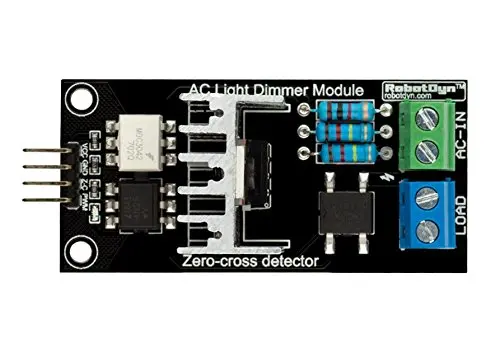 2 pcs PWM Ac Programmable Light Dimmer 110V - 220V AC Module Controller  Board for Arduino, STM, ARM, AVR, Raspberry Compatible 50/60hz with  HeatSink