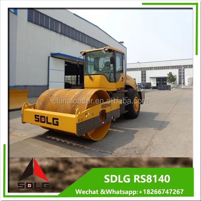 Volvo SDLG RS8140 Soil Compactor Price, 14T Single Drum Virabtion Road Roller for Sale