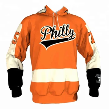 Wholesale wholesale custom blank ice hockey jersey hoodie with laces From  m.