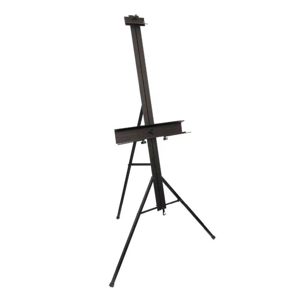 Aluminum Light Weight Artist Easel With Adjustable Tray And Palette Holder