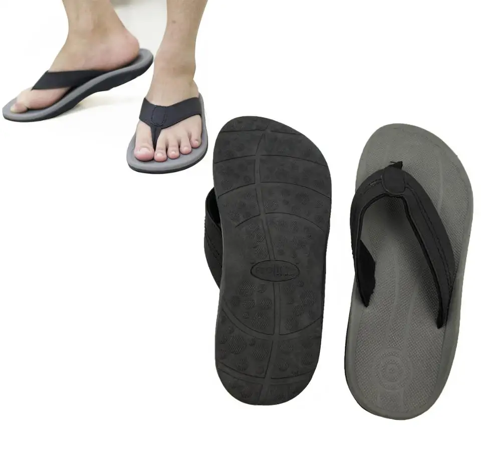 supportive flip flops for flat feet