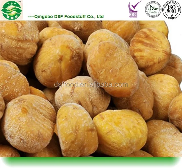 IQF frozen peeled chestnut price