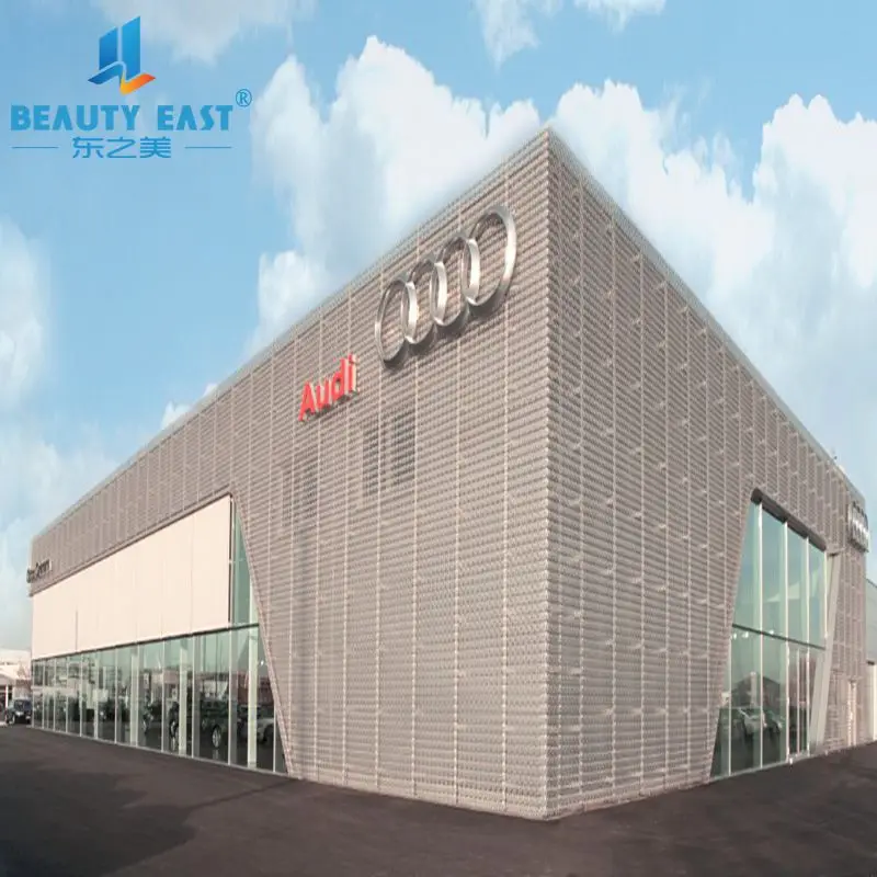 Facade Wall Cladding Materials Aluminum Solid Panel