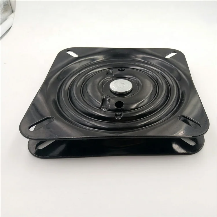 6 Inch Auto Memory Return Metal Lazy Susan Turntable square