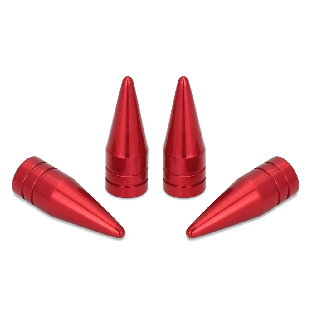 red spike valve stem caps