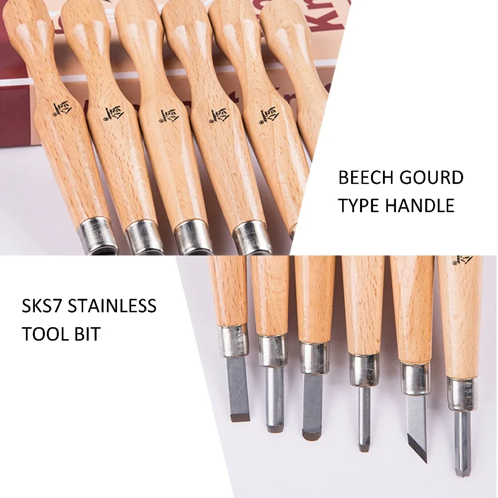 6pcs Hand Wood Carving Chisels Knife Tool For Basic Woodcut Working Clay  Wax Diy Tools And Detailed Woodworking Hand Tools - Buy Carving Knife,Wood 