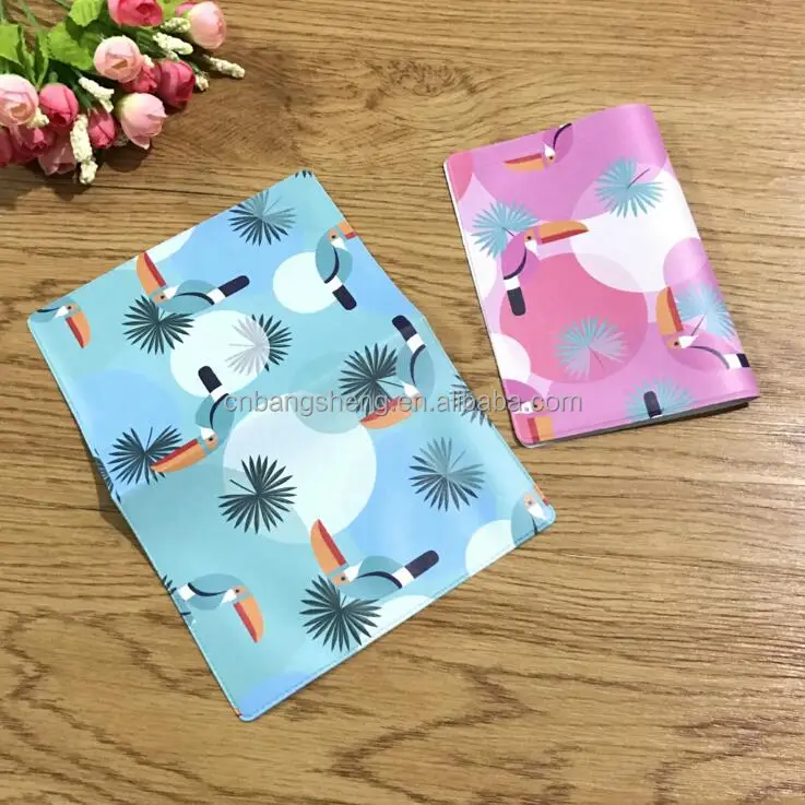Eco-friendly china factory supply full printing plastic soft pvc book cover