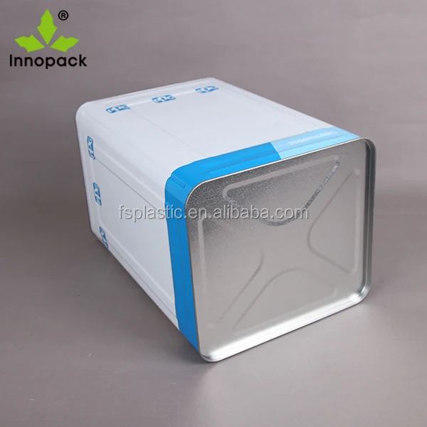UN Standard 18ltr square Tin Can 18 Liter square Metal Paint Cans with Metal Screw Lid with Plastic Cap