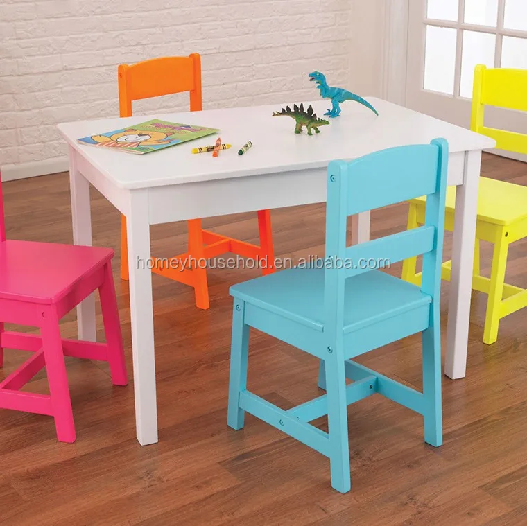 highlighter table and chairs set