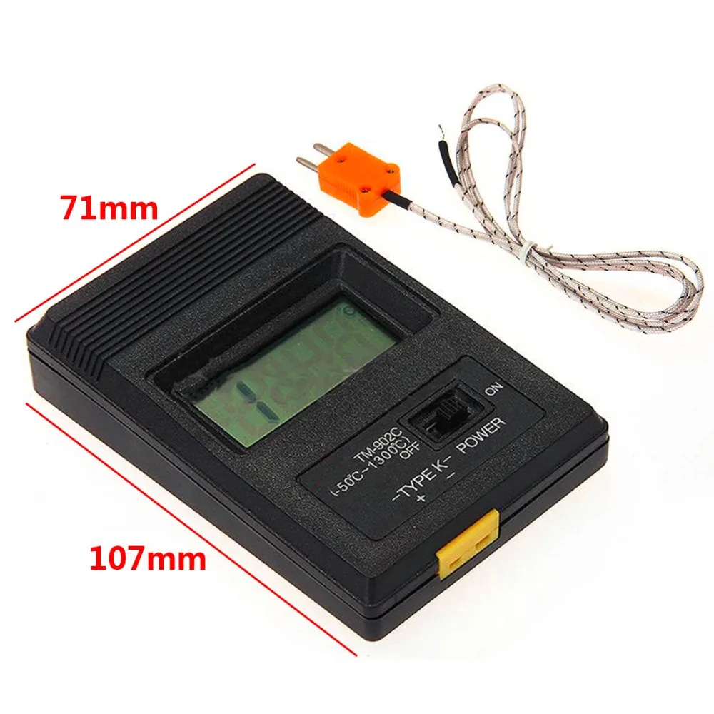 LCD Display Type K Digital Thermometer TM-902C