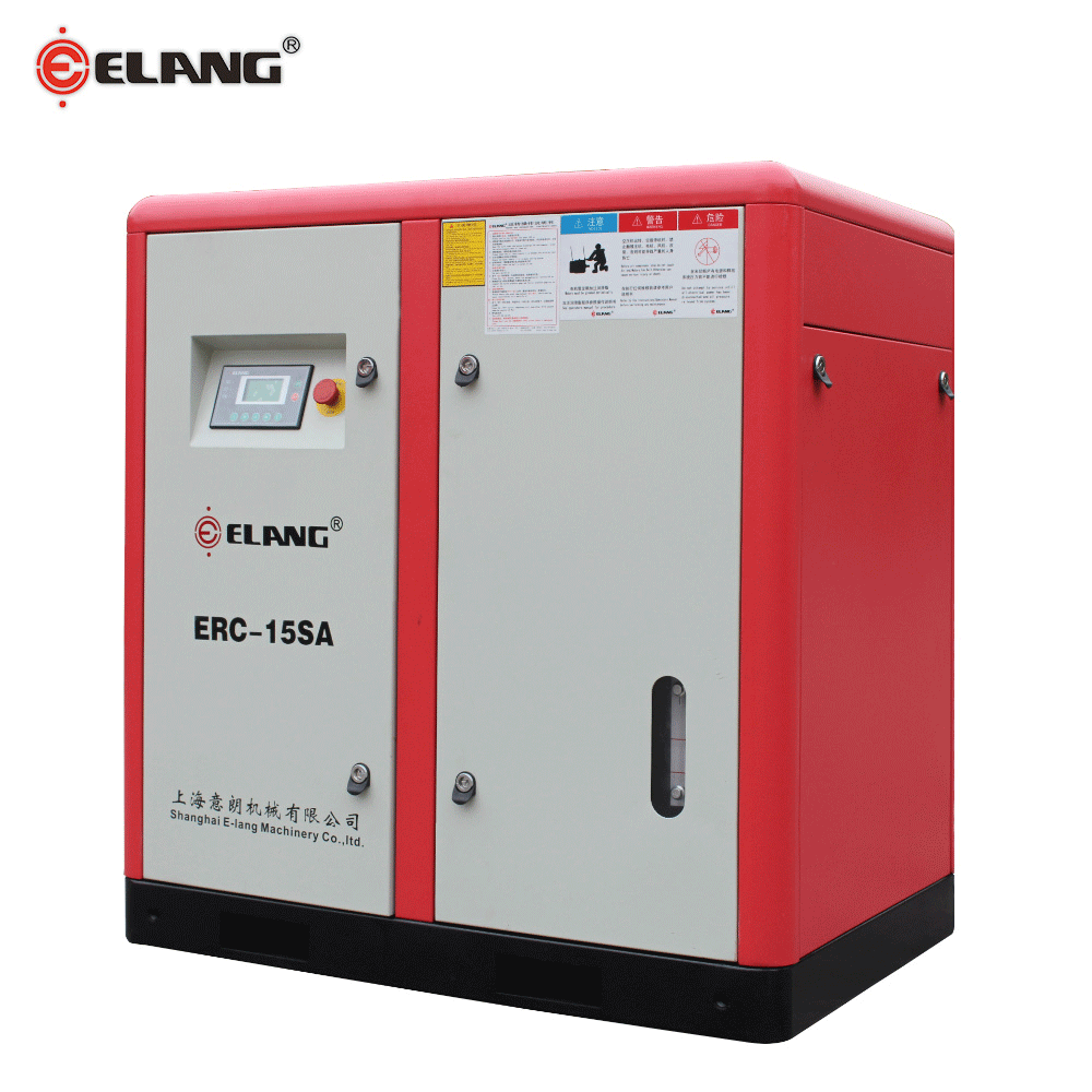15HP 11kw Belt Driven Small Rotary Screw Air Compressor for General Industry