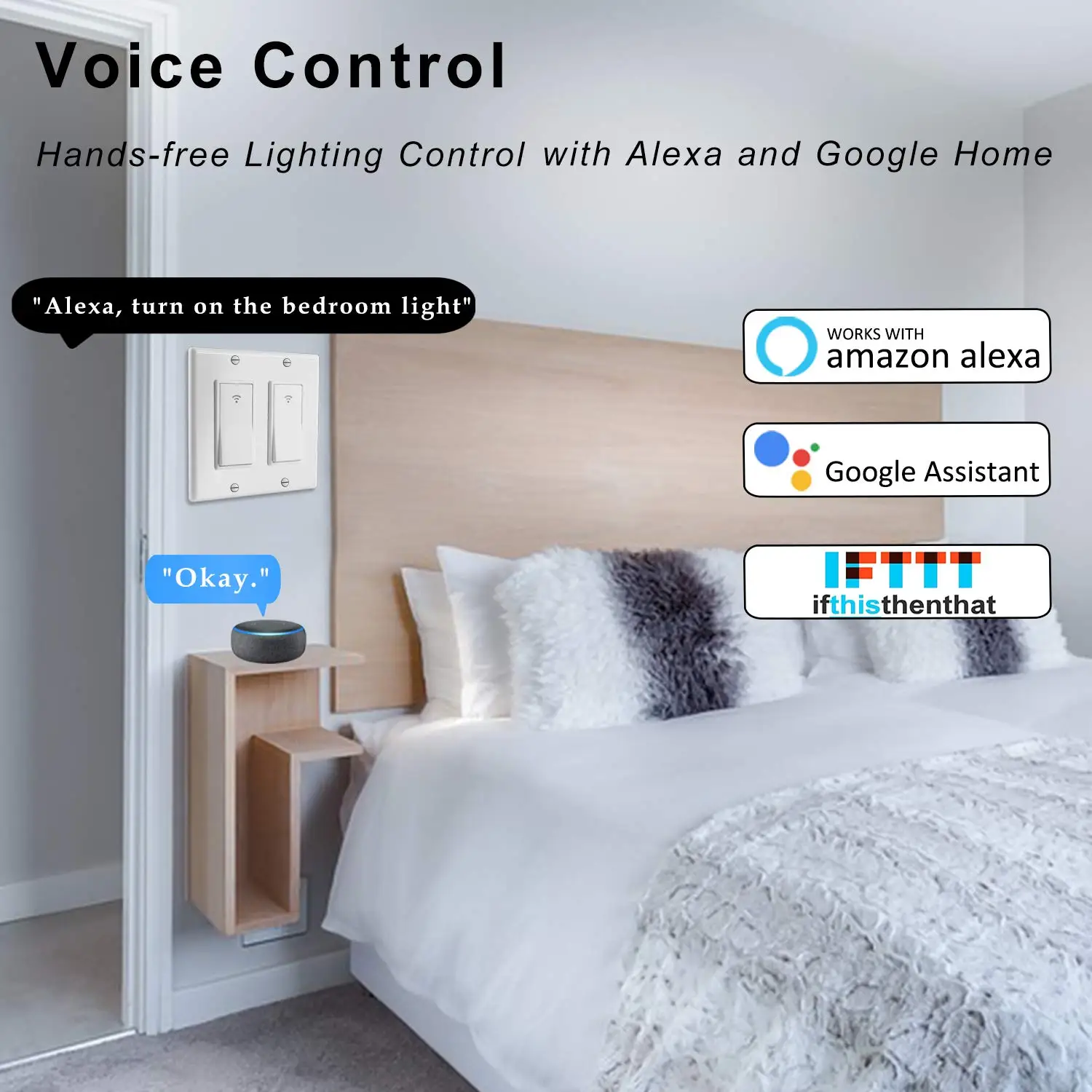 Одобренная SAA умная мини-розетка с Wi-Fi, умная розетка с Wi-Fi, совместимая с Alexa и Google Home IFTTT