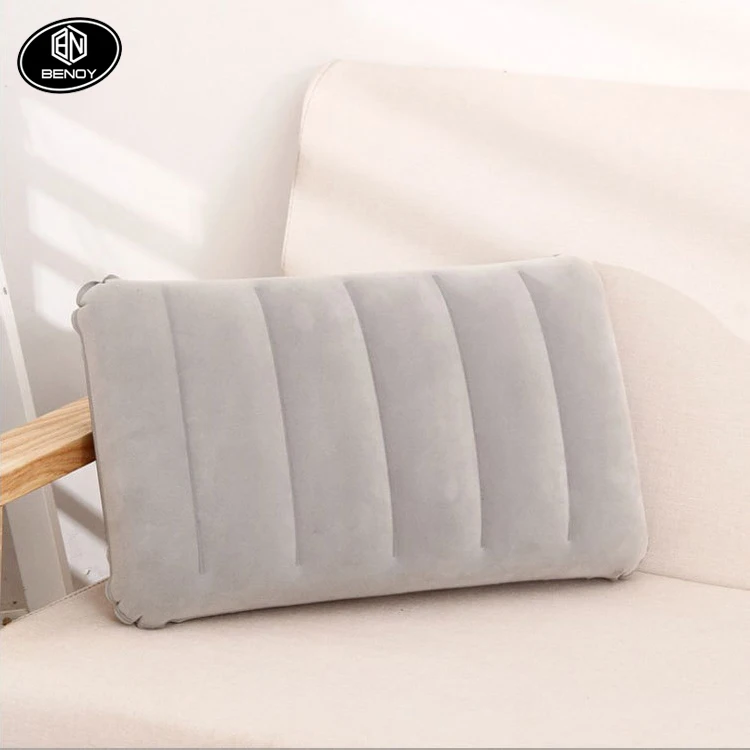 
As seen on TV New design Square pvc inflatable travel back support seat cushion air camping pillow 