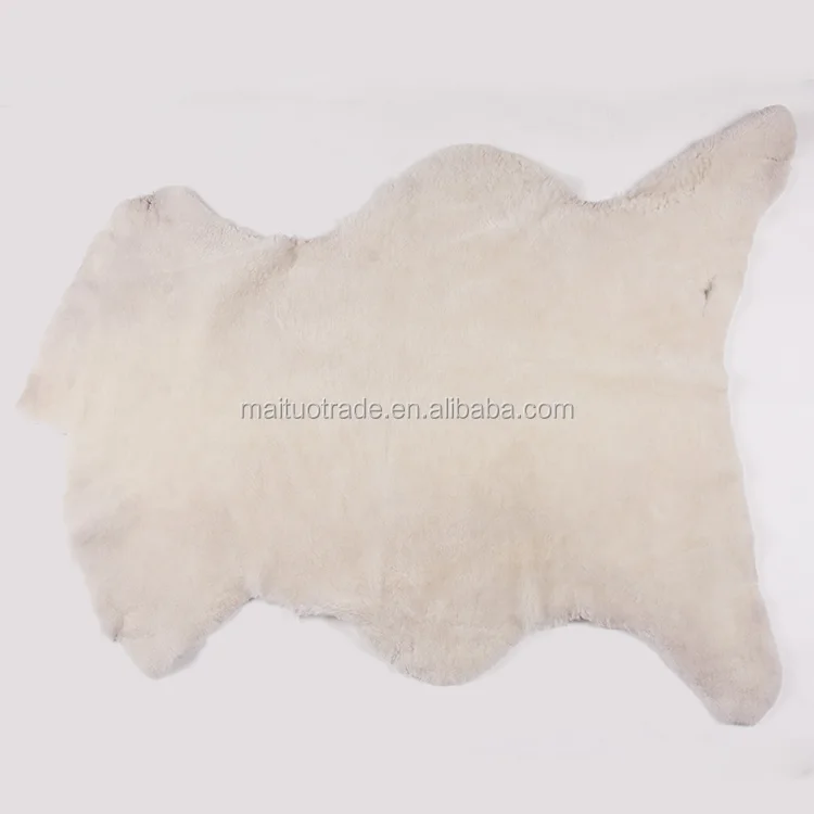 Tapete de pele de carneiro real personalizável em cores australiano