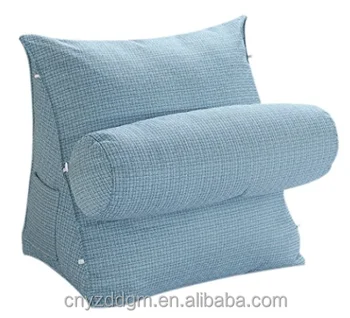 Adjustable Back Wedge Cushion Pillow, Sofa Bed Office Chair Rest Cushion  Neck Support Pillow 